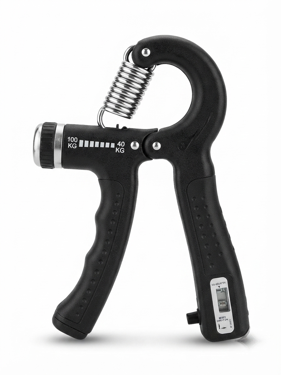 Hand Grip Strengthener with Digital Counter – Adjustable 10-100 KG Forearm Exerciser